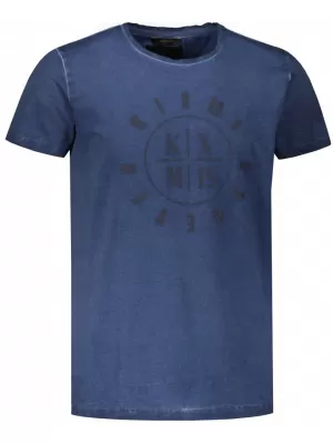 Tricou pentru bărbați KIXMI NADIR ALBASTRU INCHIS