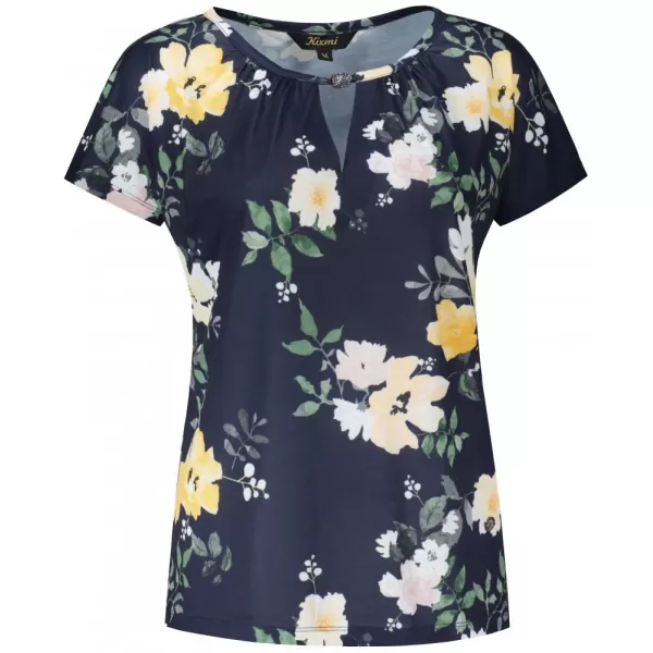  Tricou pentru femei KIXMI ORNELLA ALBASTRU INCHIS 