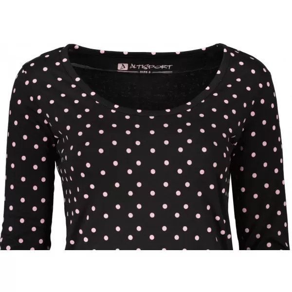  Tricou pentru femei ALTISPORT ONEDA LTSY941 NEGRU 