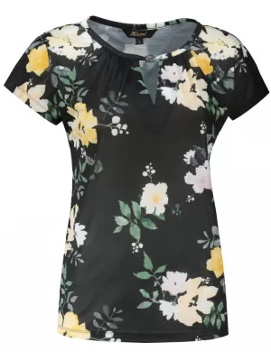 Tricou pentru femei KIXMI ORNELLA NEGRU