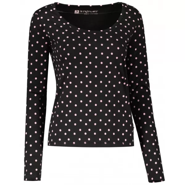  Tricou pentru femei ALTISPORT ONEDA LTSY941 NEGRU 