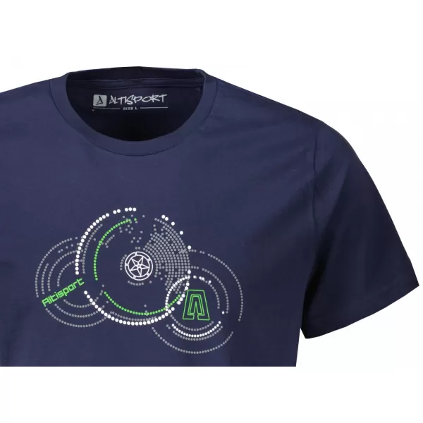  Pánské triko ALTISPORT CARRYOVER ALM160AL805 NÁMOŘNÍ MODRÁ 
