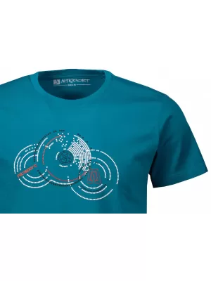 Pánské triko ALTISPORT CARRYOVER ALM160AL805 PETROLEJOVÁ