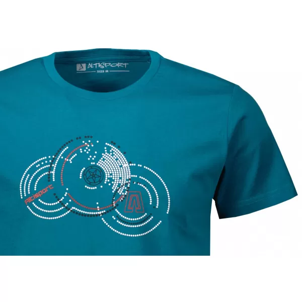  Pánské triko ALTISPORT CARRYOVER ALM160AL805 PETROLEJOVÁ 