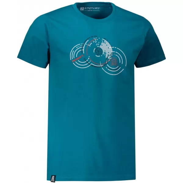  Pánské triko ALTISPORT CARRYOVER ALM160AL805 PETROLEJOVÁ 