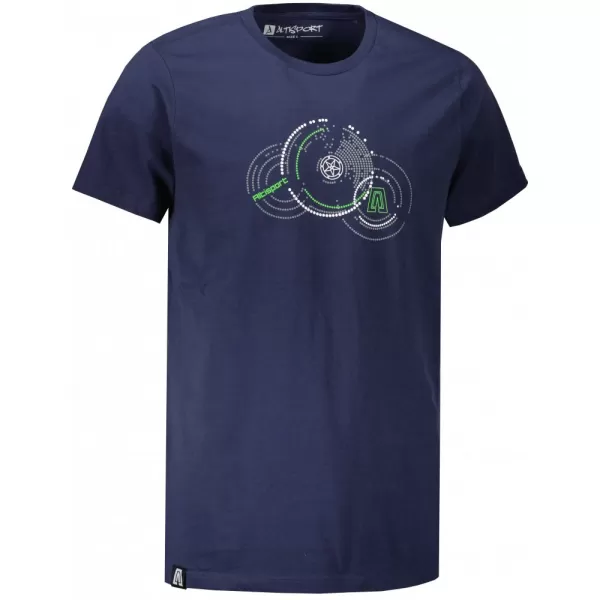  Pánské triko ALTISPORT CARRYOVER ALM160AL805 NÁMOŘNÍ MODRÁ 