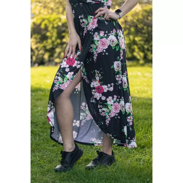  Rochie KIXMI PRINCESSA NEGRU 