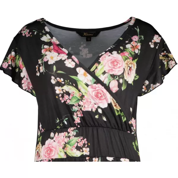  Rochie KIXMI PRINCESSA NEGRU 