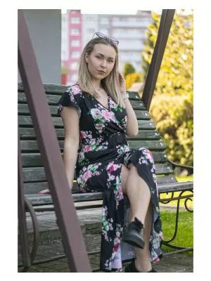 Rochie KIXMI PRINCESSA NEGRU