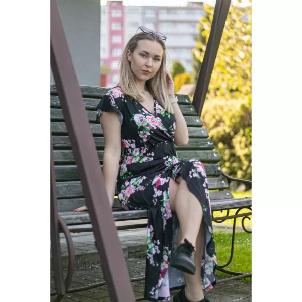  Rochie KIXMI PRINCESSA NEGRU 