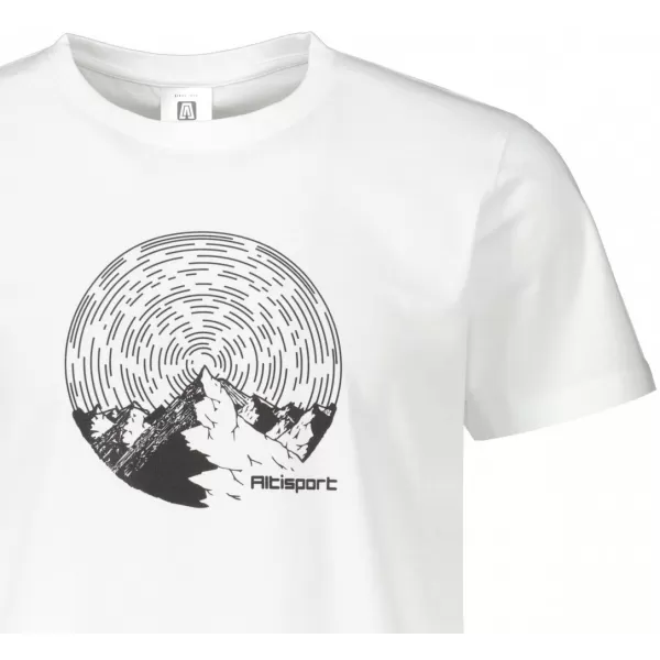  Pánské triko ALTISPORT CARRYOVER ALM172129 BÍLÁ 
