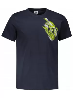 Pánské triko ALTISPORT CARRYOVER ALM173129 NÁMOŘNÍ MODRÁ