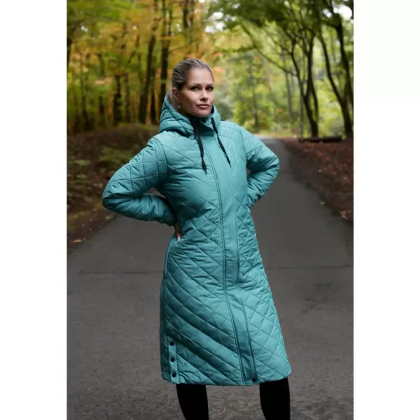  Palton de femei ALTISPORT DERFA LCTB219 VERDE 