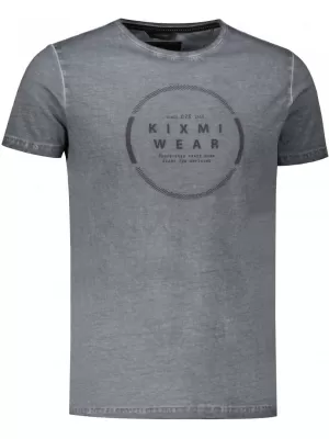Tricou pentru bărbați KIXMI RAY GRI INCHIS