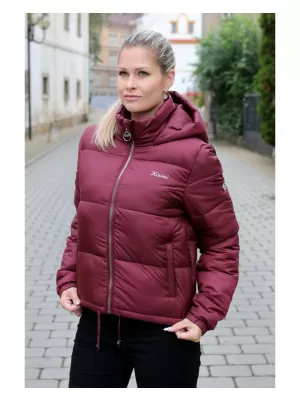 Geaca de dama KIXMI REINA BURGUNDIA