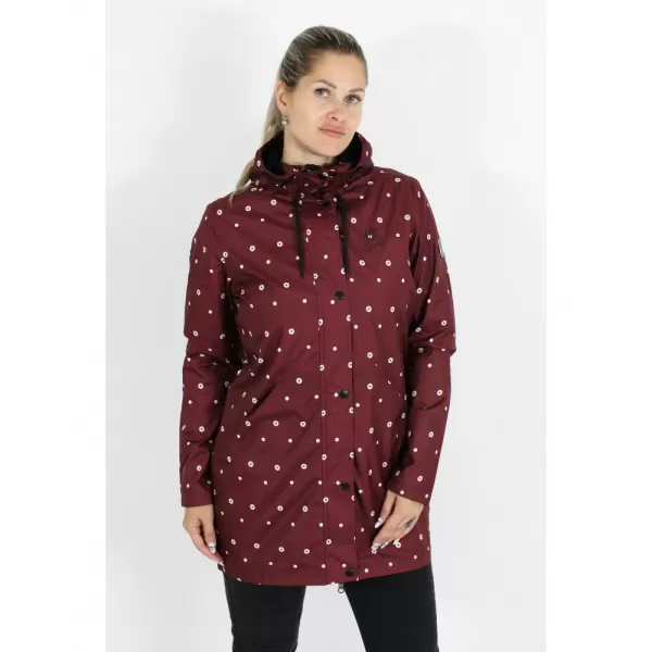  Geaca de toamna de dama ALTISPORT OWEDA LJCB628 BURGUNDIA 