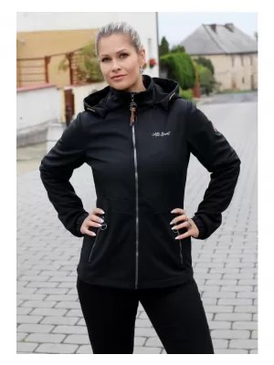 Jachetă softshell pentru femei ALTISPORT BERNIKE NEGRU
