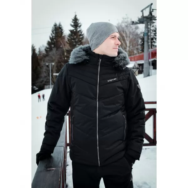  Geaca de iarna pentru barbati ALTISPORT BALDER NEGRU 