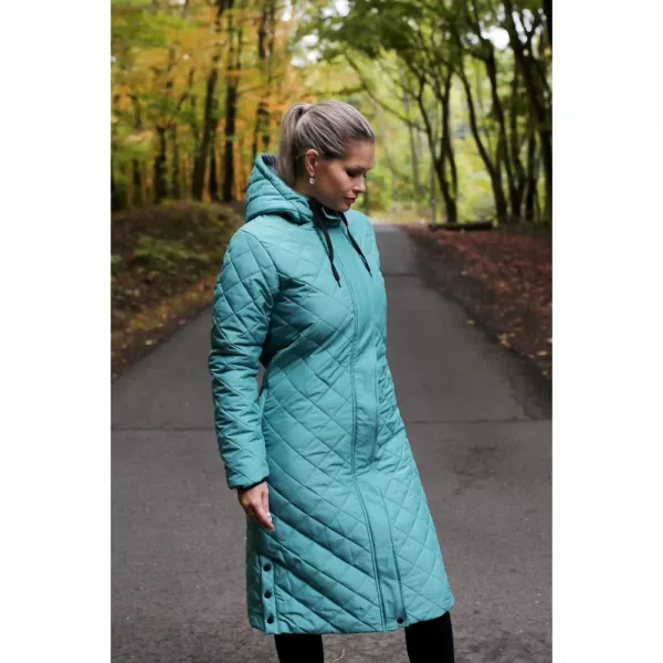  Palton de femei ALTISPORT DERFA LCTB219 VERDE 