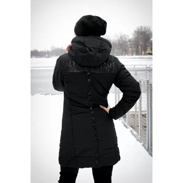  Palton de femei ALTISPORT BEVERLY NEGRU 