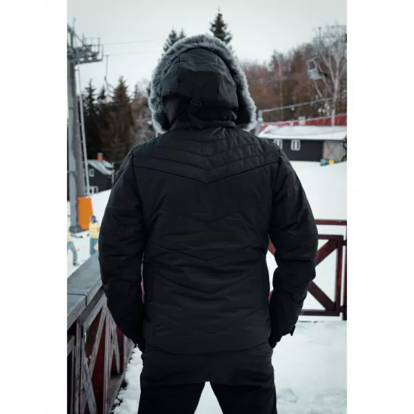  Geaca de iarna pentru barbati ALTISPORT BALDER NEGRU 