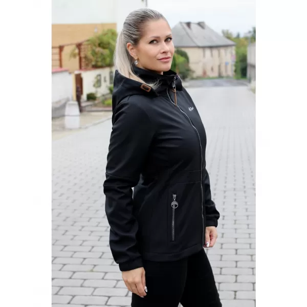  Jachetă softshell pentru femei ALTISPORT BERNIKE NEGRU 