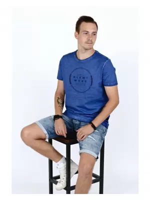 Tricou pentru bărbați KIXMI RAY ALBASTRU