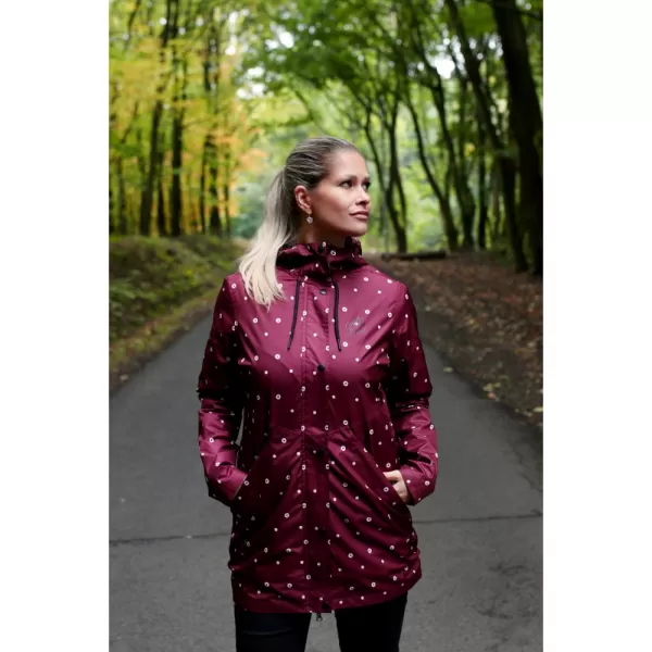  Geaca de toamna de dama ALTISPORT OWEDA LJCB628 BURGUNDIA 