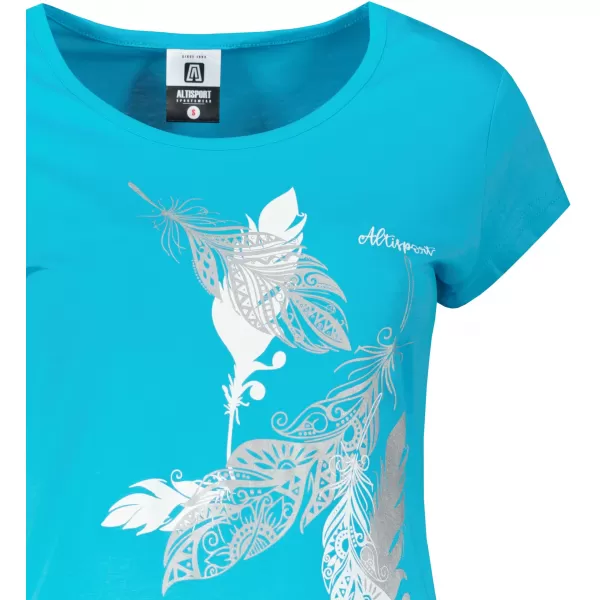  Tricou pentru femei ALTISPORT ALW178122 TURCOAZ 