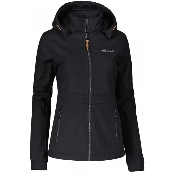  Jachetă softshell pentru femei ALTISPORT BERNIKE NEGRU 
