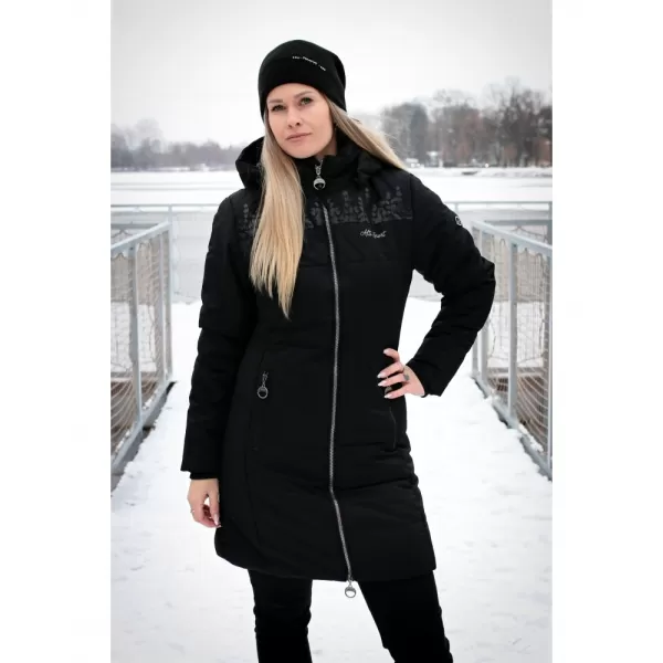  Palton de femei ALTISPORT BEVERLY NEGRU 