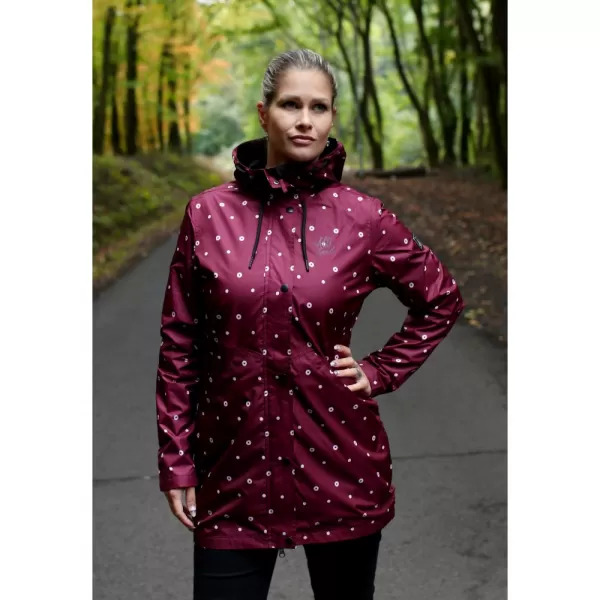  Geaca de toamna de dama ALTISPORT OWEDA LJCB628 BURGUNDIA 