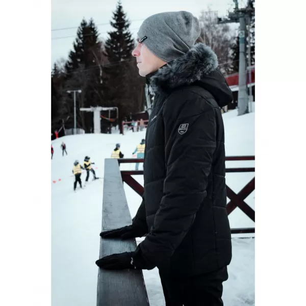  Geaca de iarna pentru barbati ALTISPORT BALDER NEGRU 