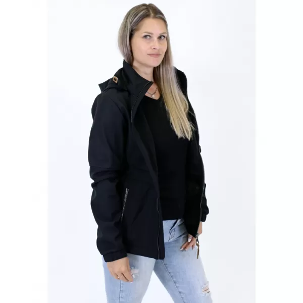  Jachetă softshell pentru femei ALTISPORT BERNIKE NEGRU 