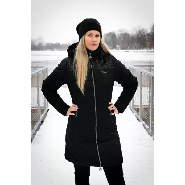  Palton de femei ALTISPORT BEVERLY NEGRU 