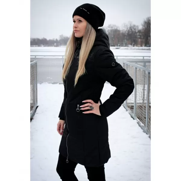  Palton de femei ALTISPORT BEVERLY NEGRU 