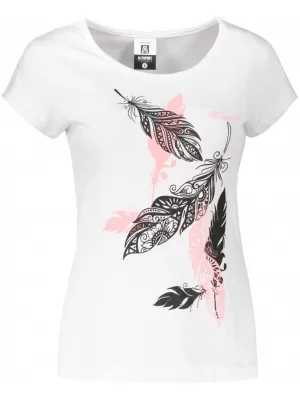 Tricou pentru femei ALTISPORT ALW178122 ALB