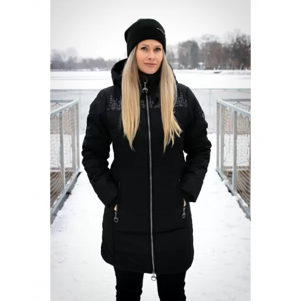  Palton de femei ALTISPORT BEVERLY NEGRU 