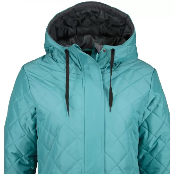  Palton de femei ALTISPORT DERFA LCTB219 VERDE 