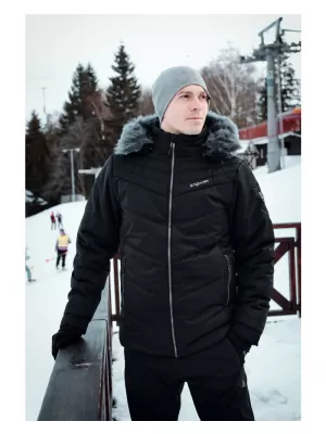 Geaca de iarna pentru barbati ALTISPORT BALDER NEGRU