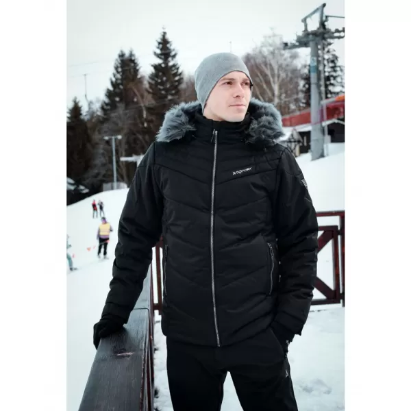  Geaca de iarna pentru barbati ALTISPORT BALDER NEGRU 