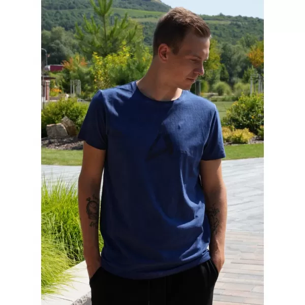  Tricou pentru bărbați ALTISPORT CADMAN ALBASTRU INCHIS 