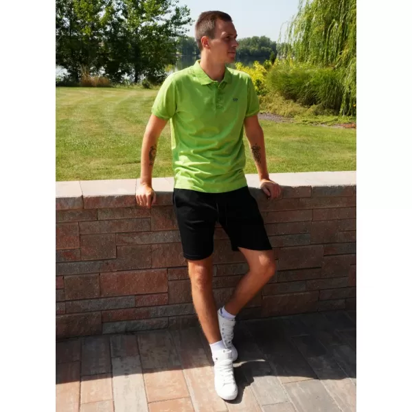  Tricou pentru bărbați KIXMI SPENCER VERDE ALBASTRU 