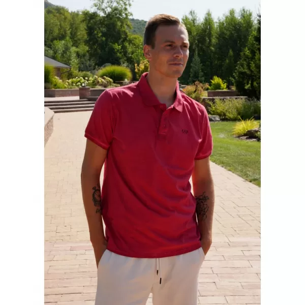  Tricou pentru bărbați KIXMI SPENCER ROȘU 