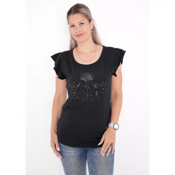  Tricou pentru femei KIXMI SAMMI NEGRU 