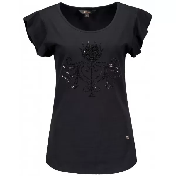  Tricou pentru femei KIXMI SAMMI NEGRU 