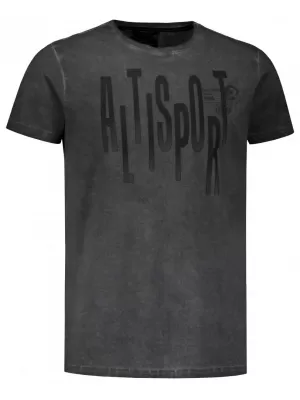 Tricou pentru bărbați ALTISPORT CARLSON GRI INCHIS