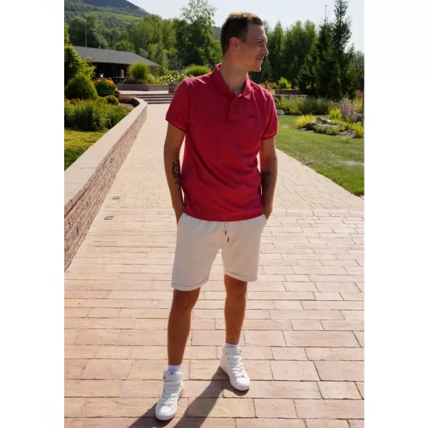  Tricou pentru bărbați KIXMI SPENCER ROȘU 