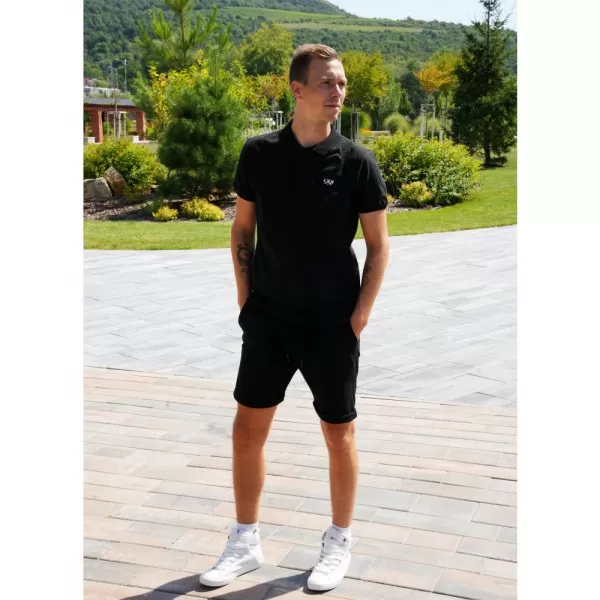  Tricou pentru bărbați KIXMI SPENCER NEGRU 