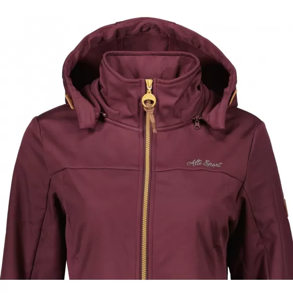  Palton softshell dama ALTISPORT CIARA BURGUNDIA 